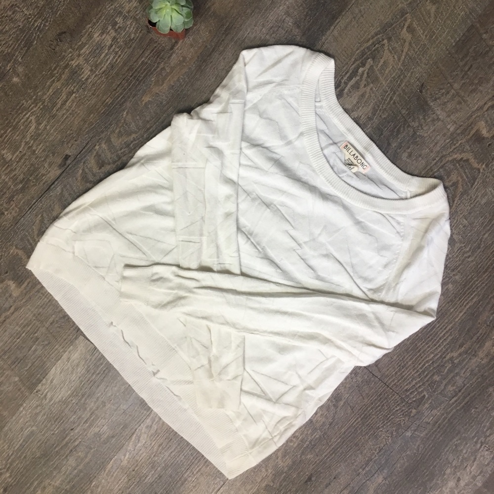 Billabong white long sleeve